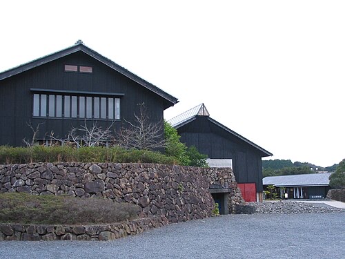 海の博物館の木造建築